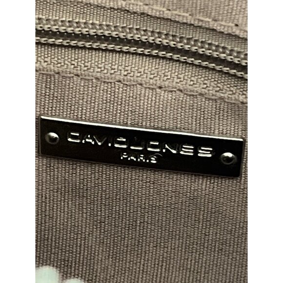 David Jones Paris Gray Crossbody Bag – Faux Leather Chain Strap Purse – 6x9 - Picture 7 of 9